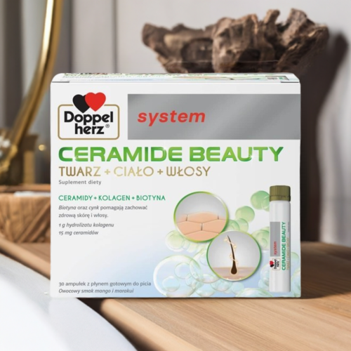Doppelherz® system CERAMIDE BEAUTY, 30 ampułek po 25ml