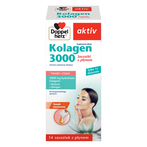 Doppelherz® aktiv Kolagen 3000 Saszetki z płynem