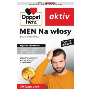 Doppelherz® aktiv MEN Na włosy, 30 kapsułek