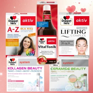 Zestaw Prezentowy Doppelherz® Dla Kobiet | 5 produktów + kosmetyczka