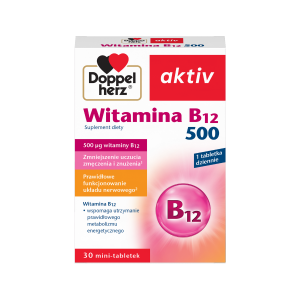 Doppelherz® aktiv Witamina B12 500, 30 tabletek