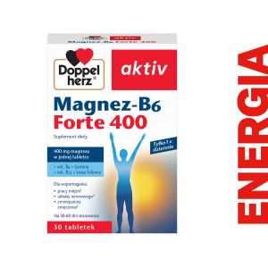 Zdjęcie produktu Doppelherz aktiv Magnez-B6 FORTE, 30 tabletek