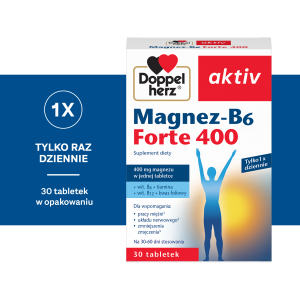 Zdjęcie produktu Doppelherz aktiv Magnez-B6 FORTE, 30 tabletek