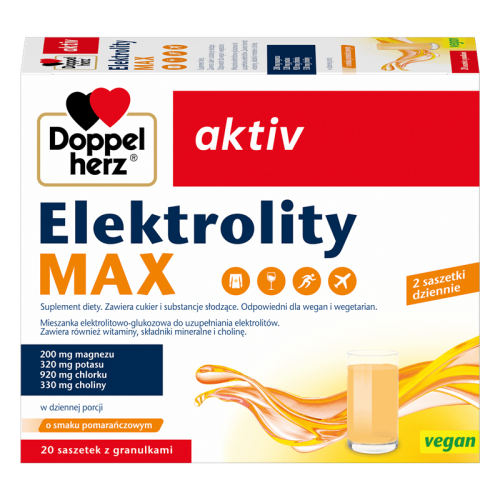 zdjęcie produktu elektrolity max w saszetkach