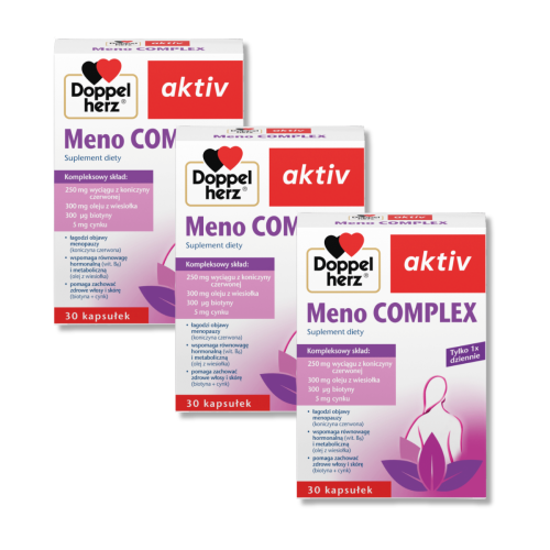 3x Doppelherz® aktiv Meno COMPLEX, 3x30 kapsułek