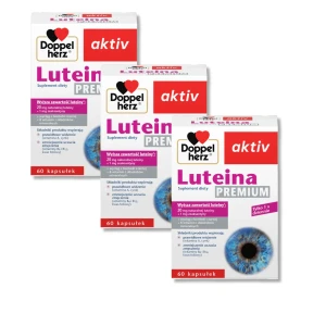 3x Doppelherz® aktiv Luteina PREMIUM, 3x60 kapsułek ZESTAW