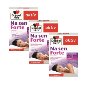 3x Doppelherz® aktiv Na sen Forte, 3x20 tabletek ZESTAW