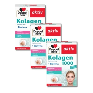 3x Doppelherz® aktiv Kolagen 1000, 3x30 tabletek ZESTAW