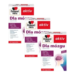 3x Doppelherz® aktiv Dla mózgu, 3x30 kapsułek ZESTAW