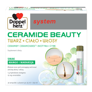 Doppelherz® system CERAMIDE BEAUTY, 30 ampułek po 25ml