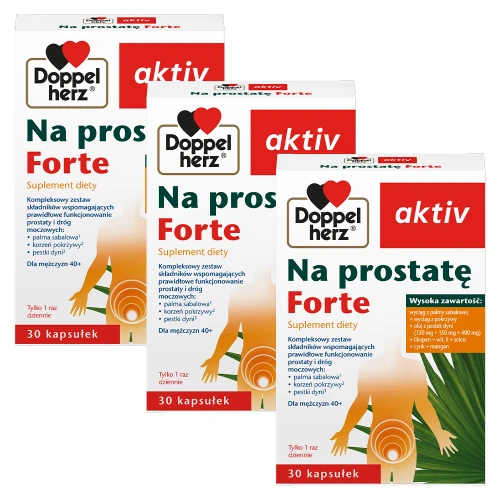 3x Doppelherz® aktiv Na prostatę FORTE, 3x30 kapsułek ZESTAW