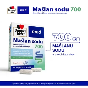 Maślan sodu doppelherz, obrazek z cechami produktu