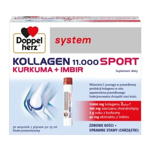 Doppelherz® system KOLLAGEN 11.000 SPORT, 30 ampułek po 25ml