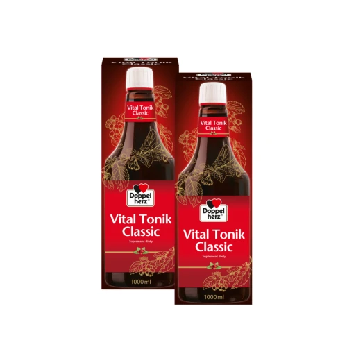 2x Doppelherz® Vital Tonik Classic Okazjonalny, Płyn 2x1000ml ZESTAW