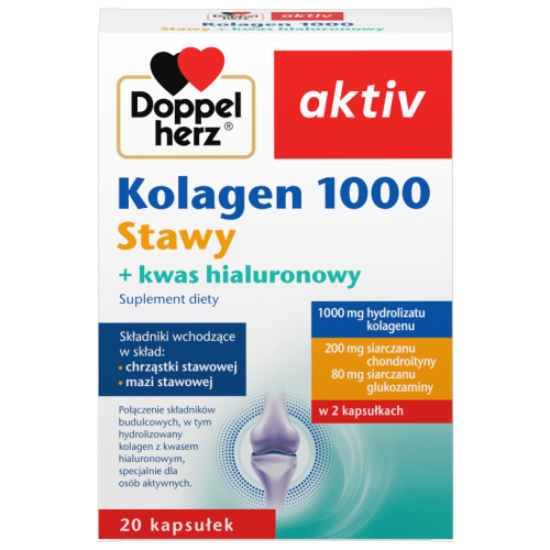 Doppelherz aktiv Kolagen 1000 Stawy, 20 kapsułek