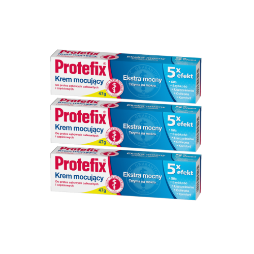 3x Protefix® Krem mocujący 3x47 g ZESTAW