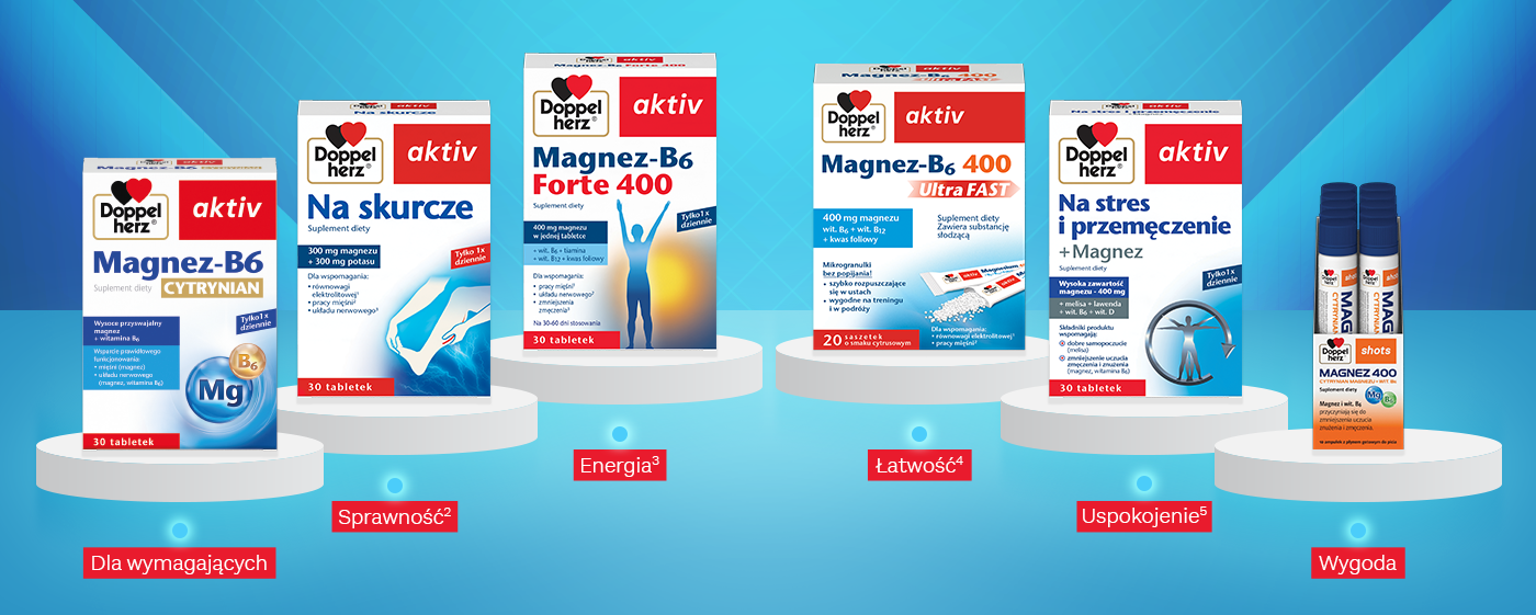 Doppelherz Magnez produkty