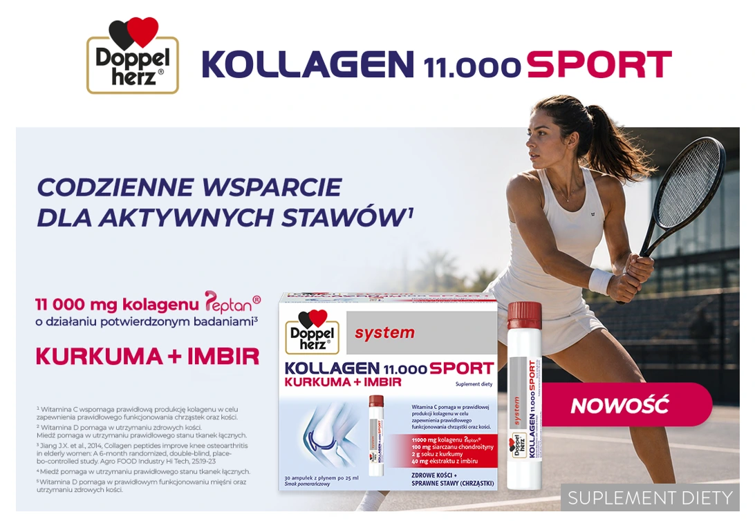 Płynny kolagen do picia Doppelherz system Kollagen 11000 PLUS