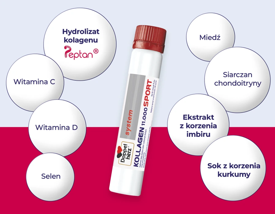Płynny kolagen do picia Doppelherz system Kollagen 11000 PLUS