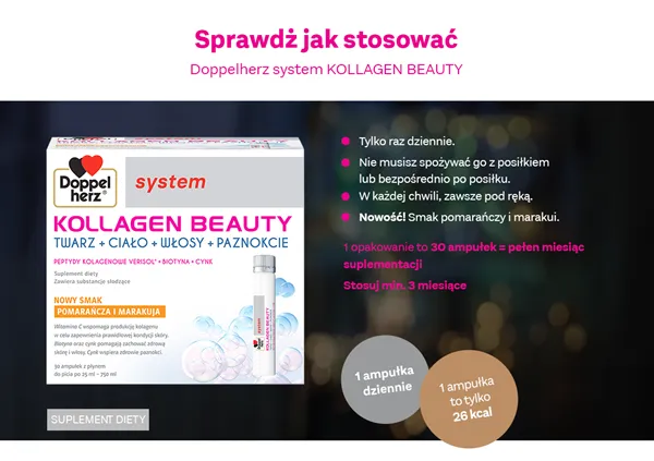 Doppelherz system Kollagen Beauty ampułki