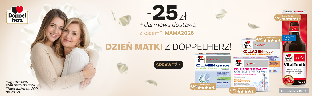 banner prezentujący promocję z okazji dnia matki - zniżka 25 zł